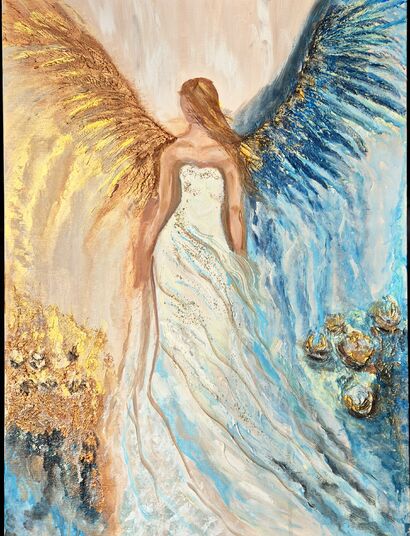 Duality of Grace - a Paint Artowrk by Vitalina  Novikova Hajisavva